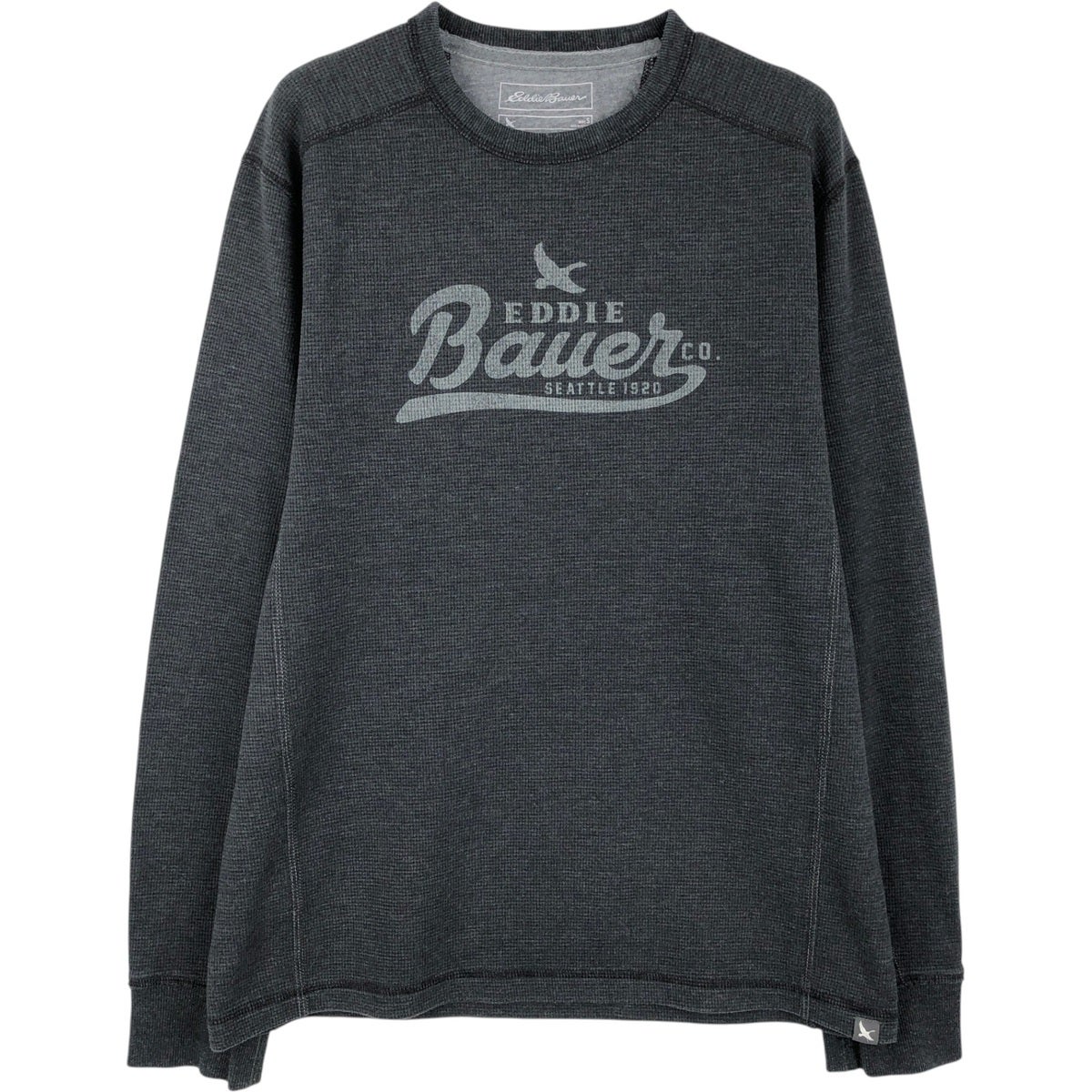 古着 エディーバウアー Eddie Bauer ヘンリーネック サーマルロングT