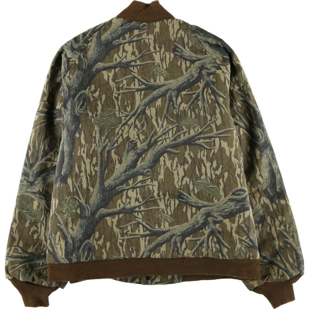 古着 80年代 MOSSY OAK 迷彩柄 リアルツリーカモ 中綿ジャケット