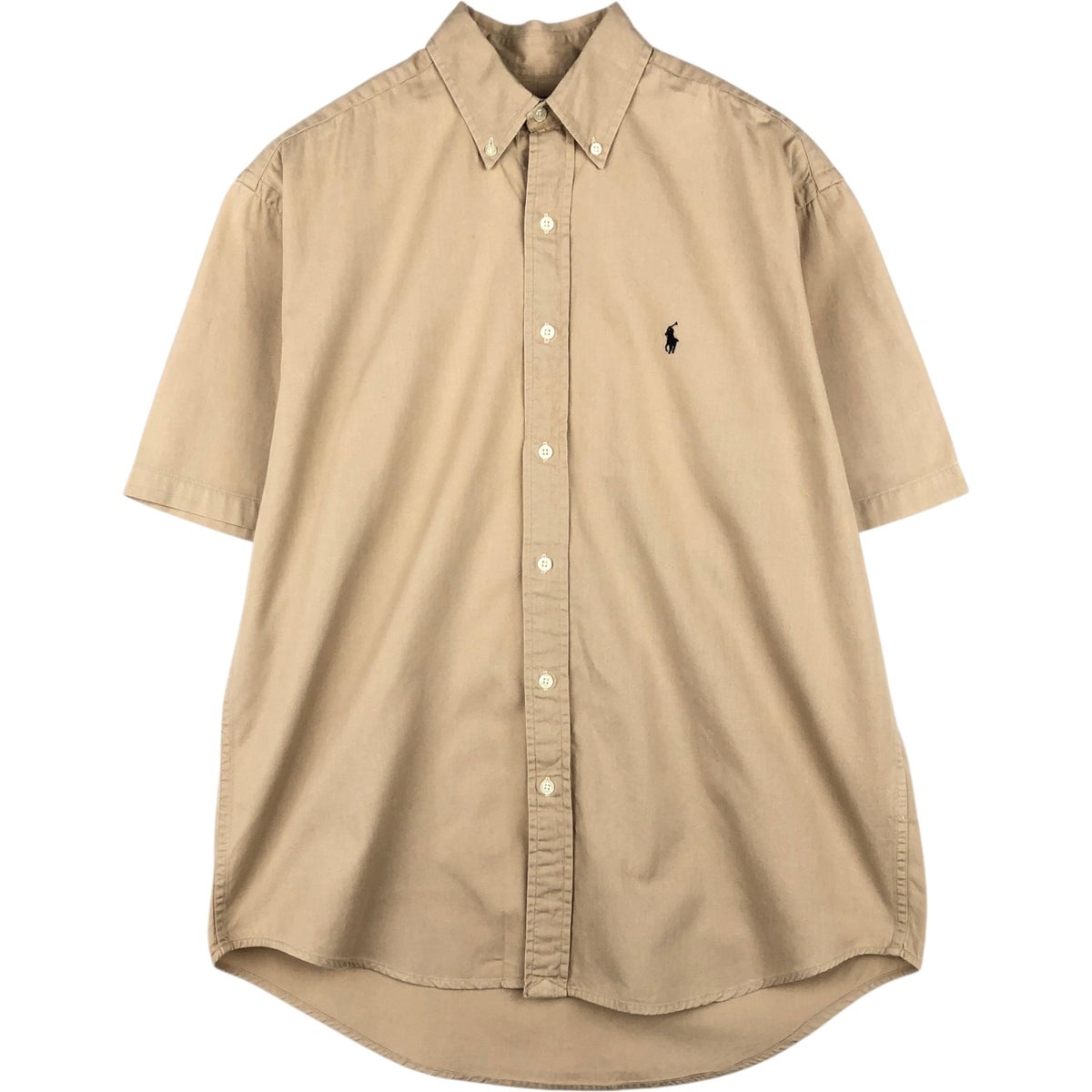 古着 ラルフローレン Ralph Lauren BLAKE 半袖 リネン ボタンダウン