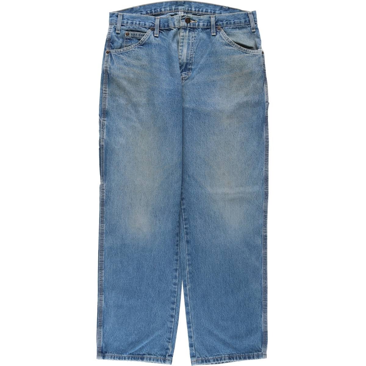 古着 濃紺 ディッキーズ Dickies デニムペインターパンツ メンズw32