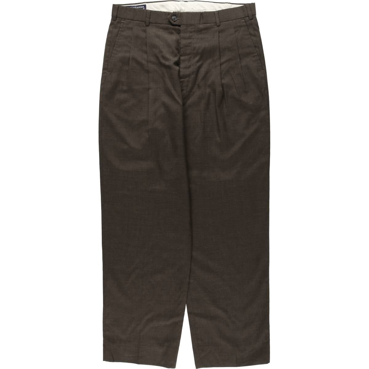 古着 JOHN HENRY ツータック スラックスパンツ メンズw34相当