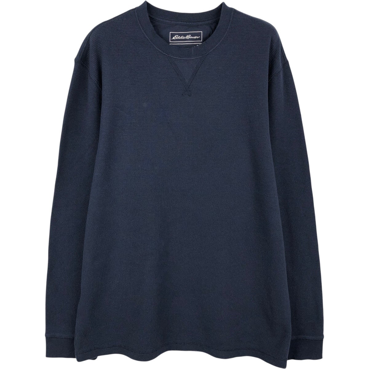古着 エディーバウアー Eddie Bauer ヘンリーネック サーマルロングT