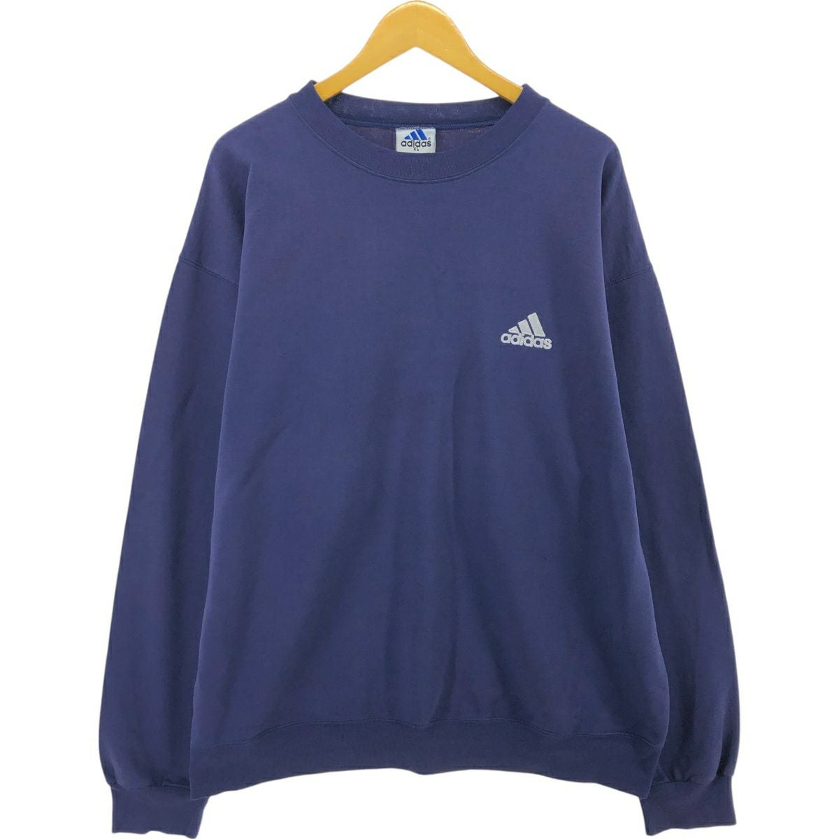 古着 90年代 アディダス adidas ワンポイントロゴスウェットシャツ