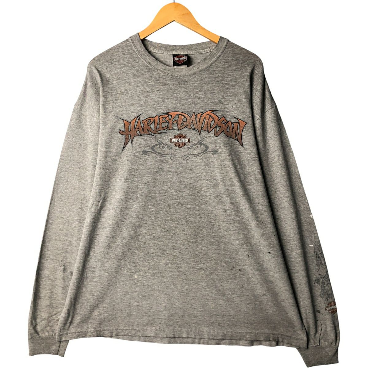 古着 00年代 ハーレーダビッドソン Harley-Davidson 龍柄 ドラゴン柄