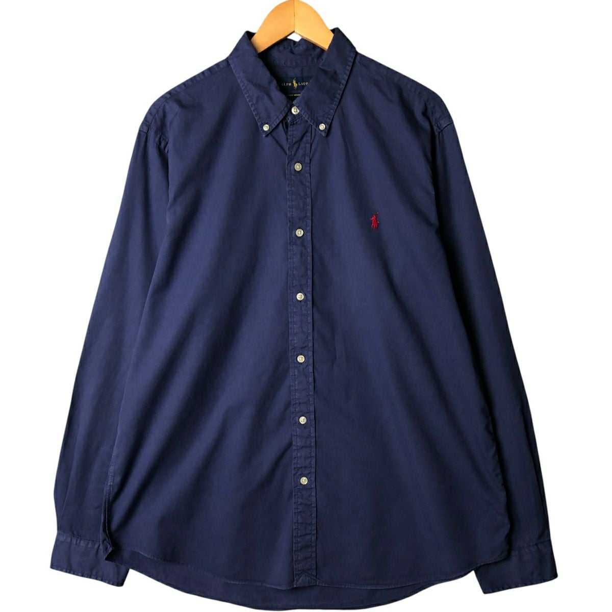 古着 ラルフローレン Ralph Lauren BIG SHIRT 長袖 ボタンダウン