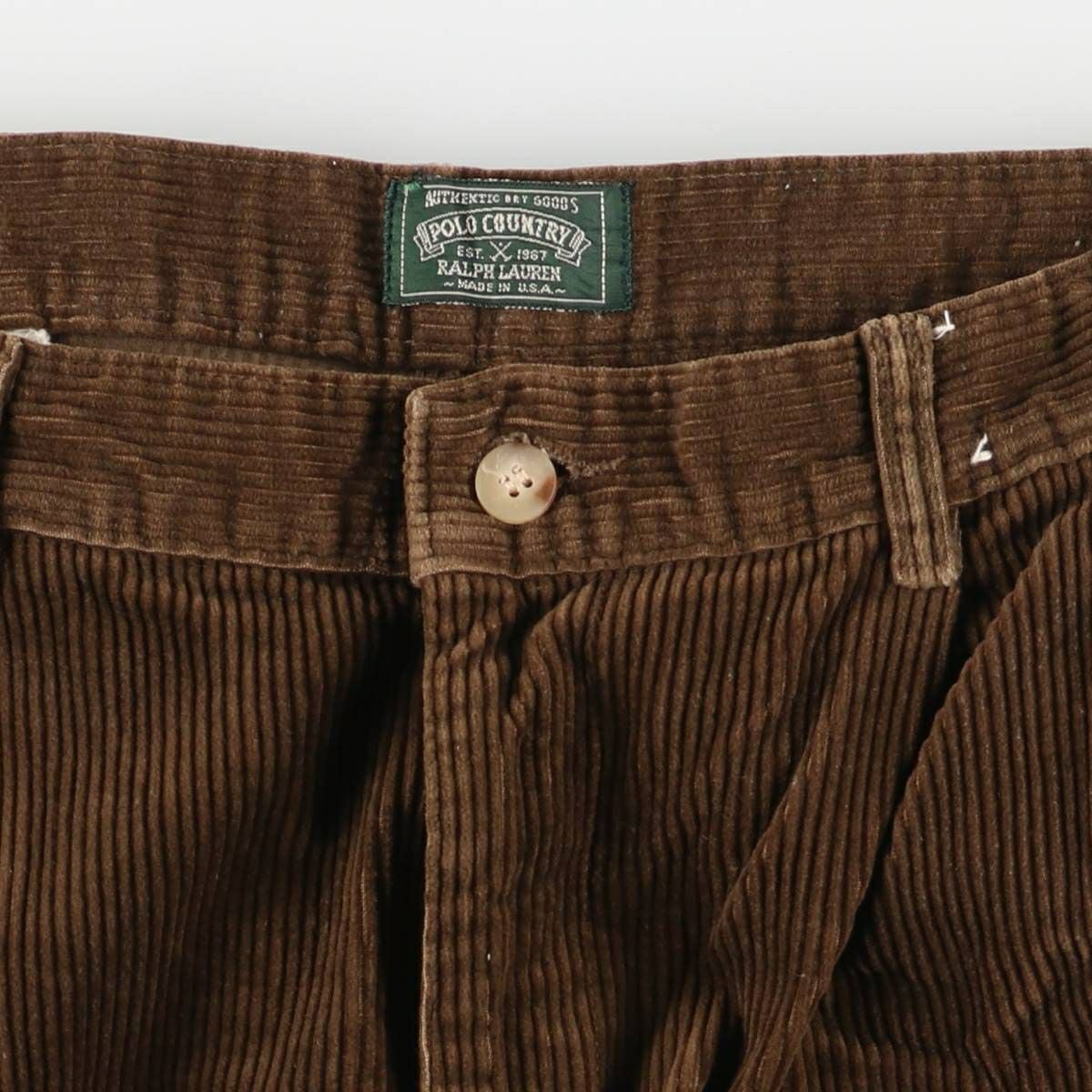 B*i様 POLO COUNTRY ラルフローレン コーデュロイパンツ USA製 古着 80～90年代 ラルフローレン Ralph Lauren POLO COUNTRY ポロ