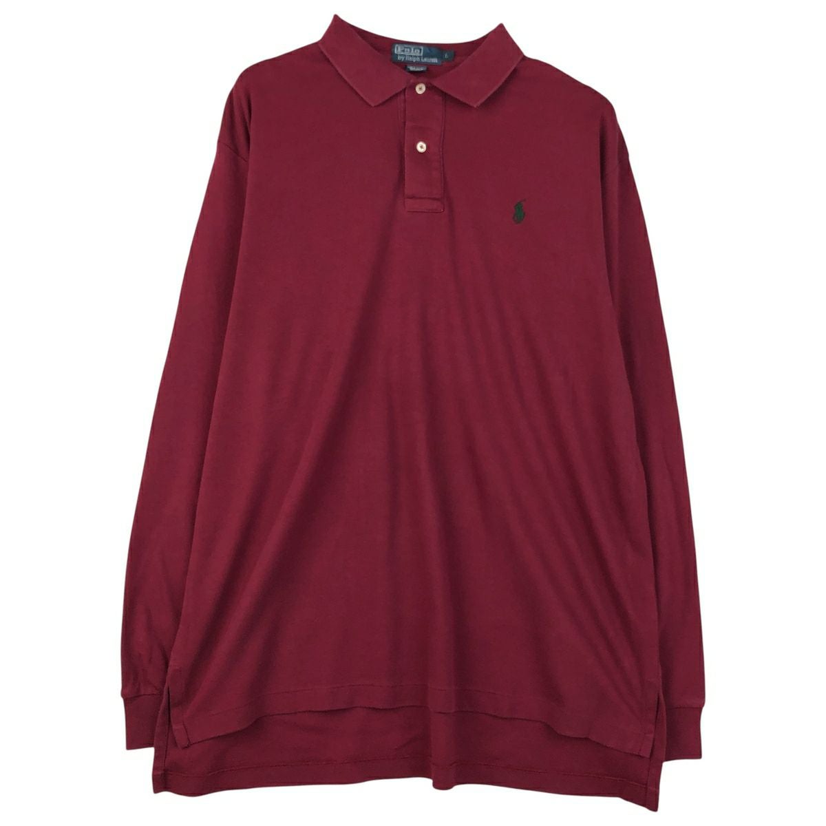 未使用　Polo Ralph Lauren 長袖ポロシャツ Ralph Lauren - ポロ ラルフローレン 長袖 ポロシャツ メンズ L 古着