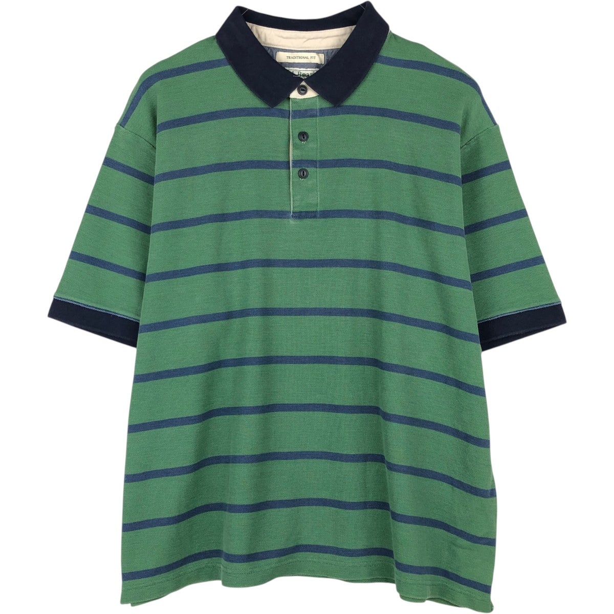 古着 90年代 エルエルビーン L.L.Bean 半袖 ボーダー ポロシャツ