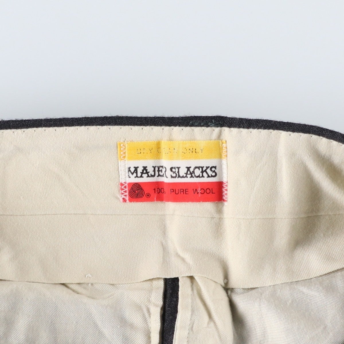古着 ～70年代 MAJER SLACKS ウールパンツ スラックス メンズw34相当