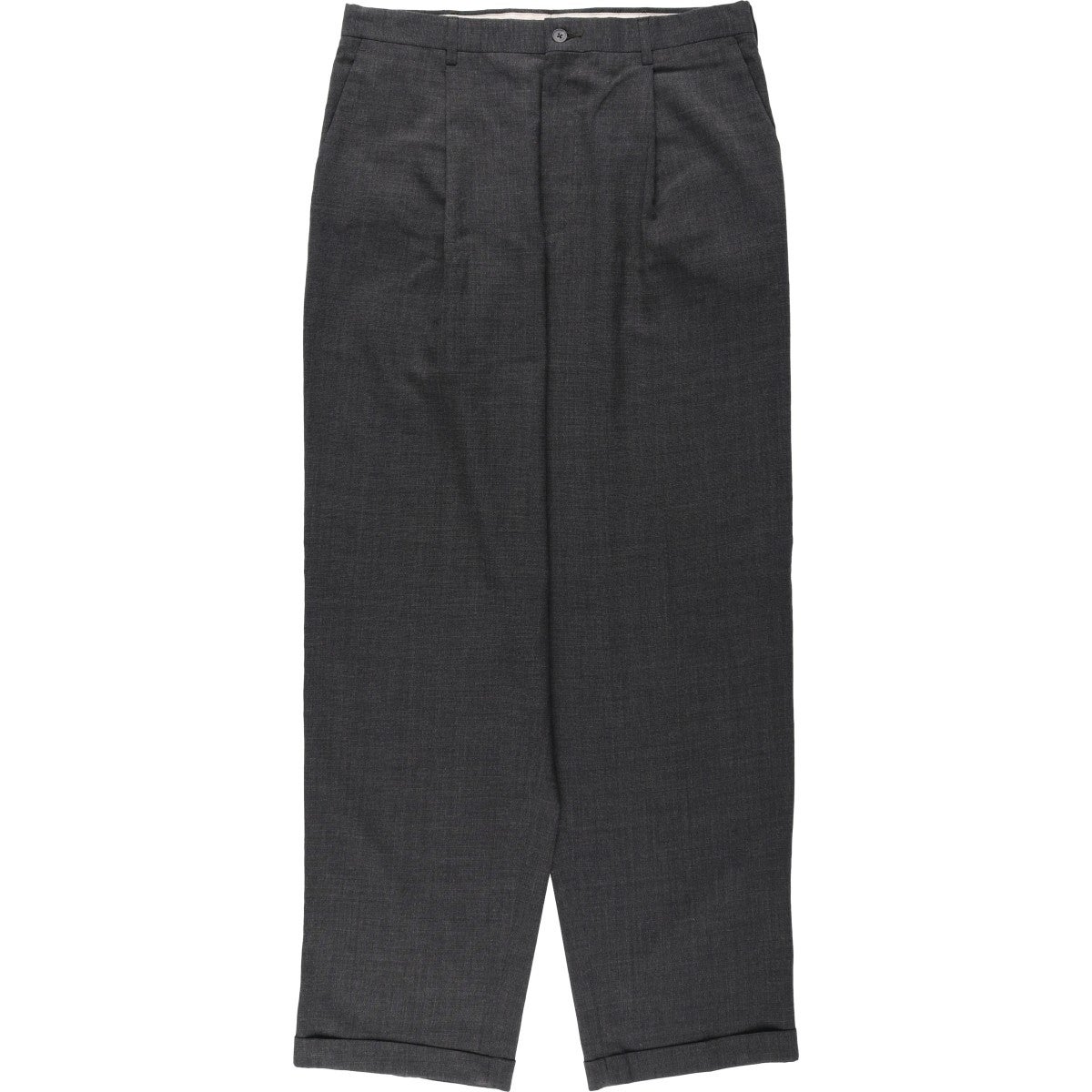 古着 ペリーエリス PERRY ELLIS PORTFOLIO ツータック ウールパンツ