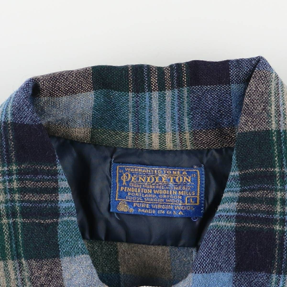 古着 70年代 ペンドルトン PENDLETON ボードシャツ チェック柄