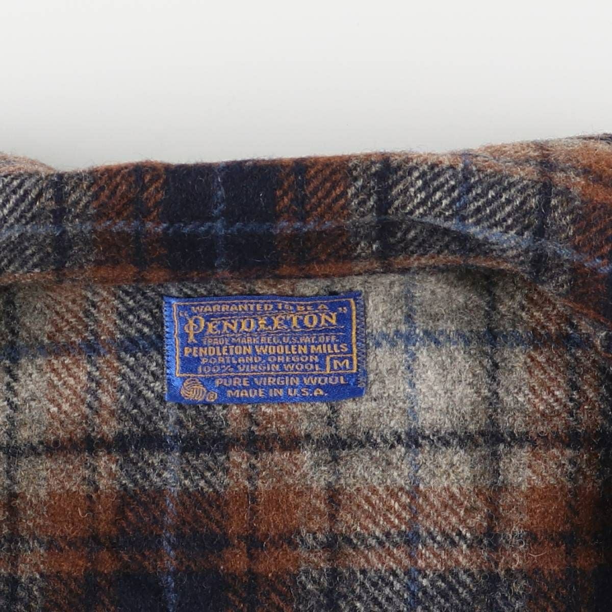 古着 70年代 ペンドルトン PENDLETON チェック柄 ウールジャケット USA