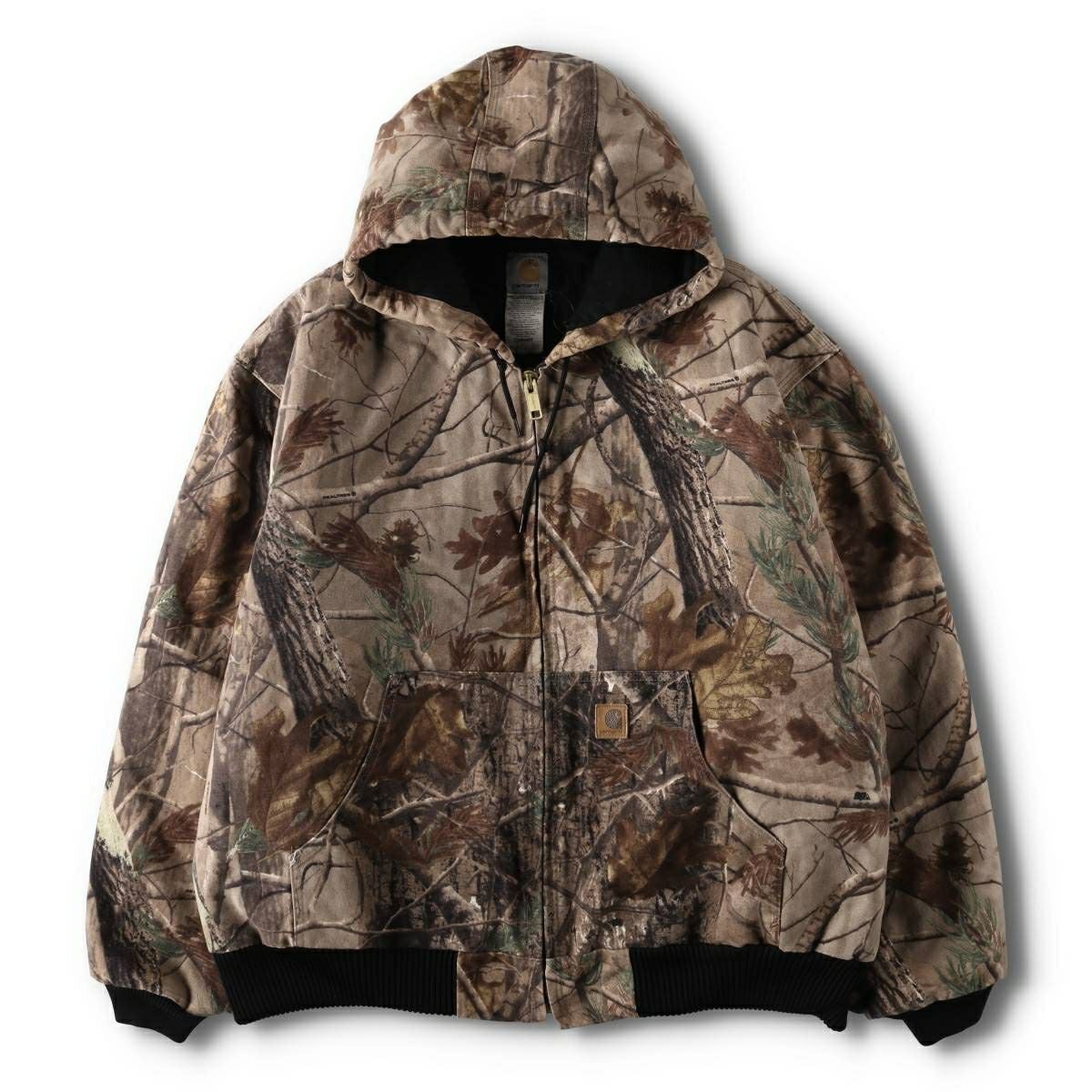 古着 00年代 カーハート Carhartt アクティブジャケット 迷彩柄 リアル
