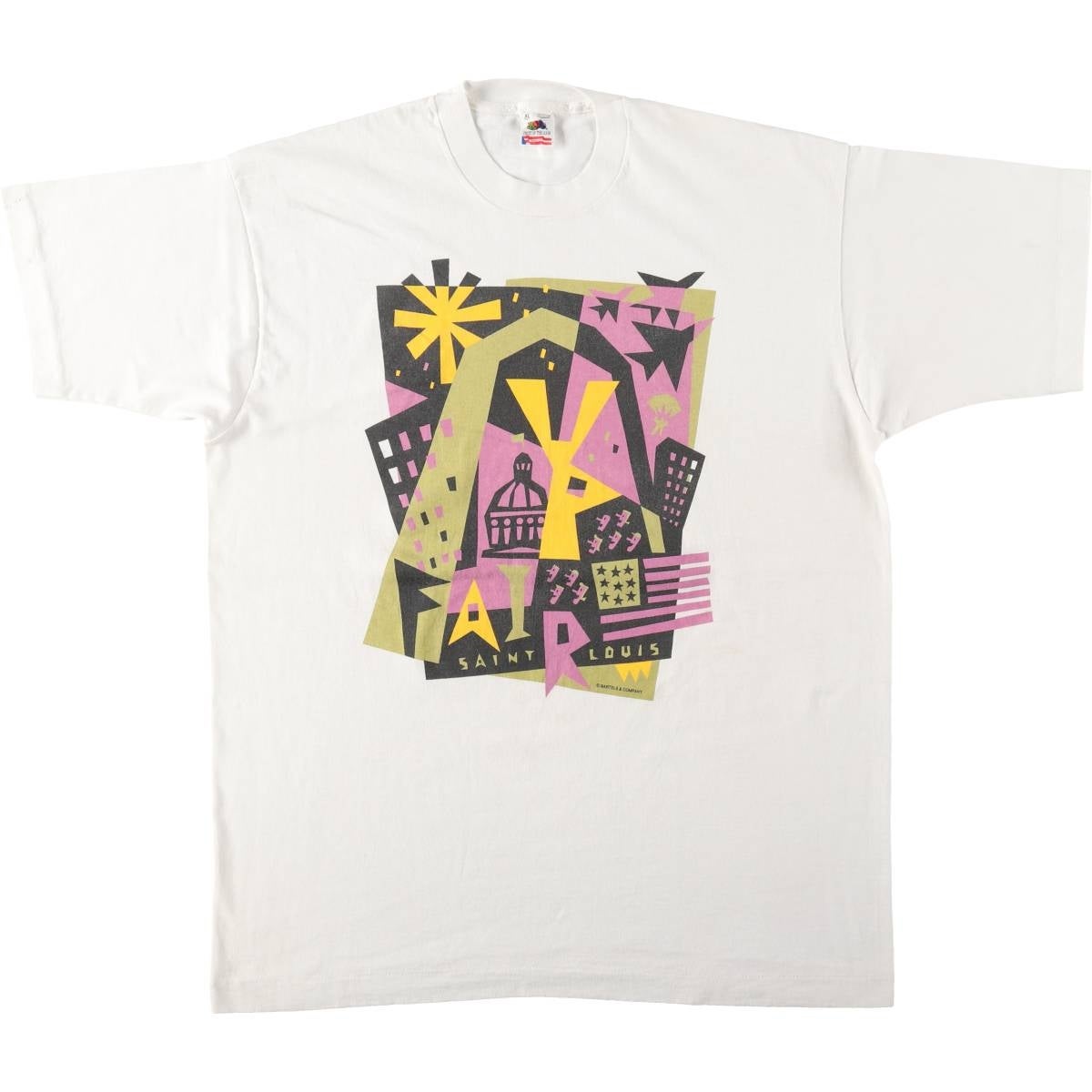 古着 90年代 フルーツオブザルーム FRUIT OF THE LOOM プリントTシャツ