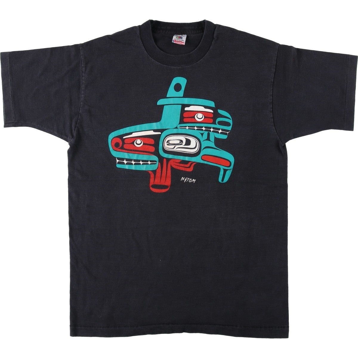 古着 90年代 フルーツオブザルーム FRUIT OF THE LOOM 無地ポケットT