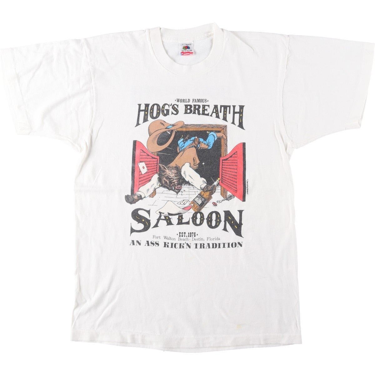 古着 90年代 フルーツオブザルーム FRUIT OF THE LOOM HOOTERS