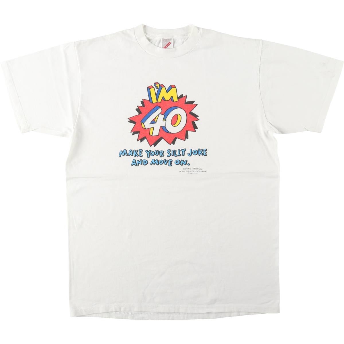 古着 90年代 ジャージーズ Jerzees プリントTシャツ USA製 メンズL相当