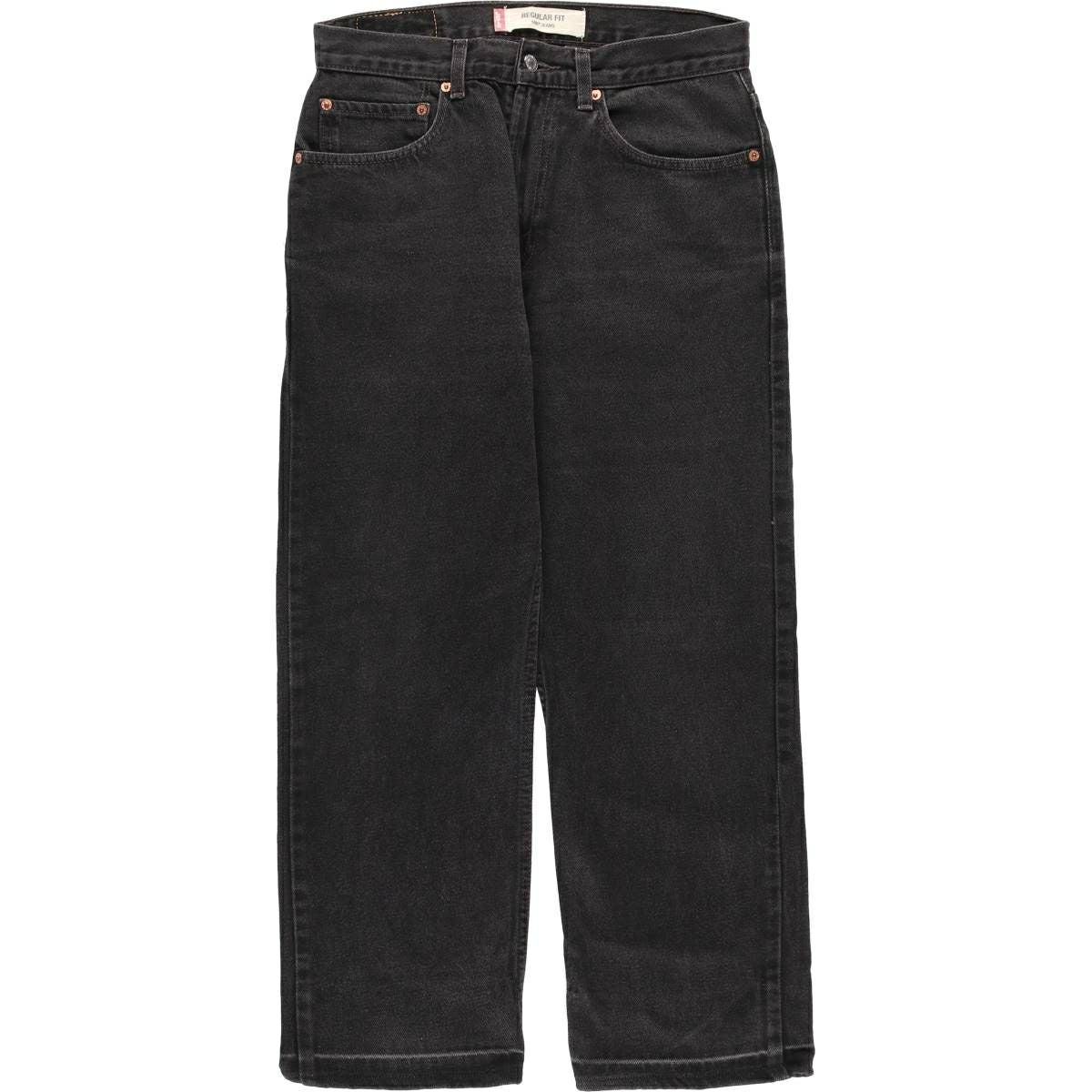 古着 リーバイス Levi's 505 REGULAR FIT ブラックデニム テーパードデニムパンツ メンズw34相当/eaa483123 古着 リーバイス Levis 505 REGULAR FIT ブラックデニム テーパード
