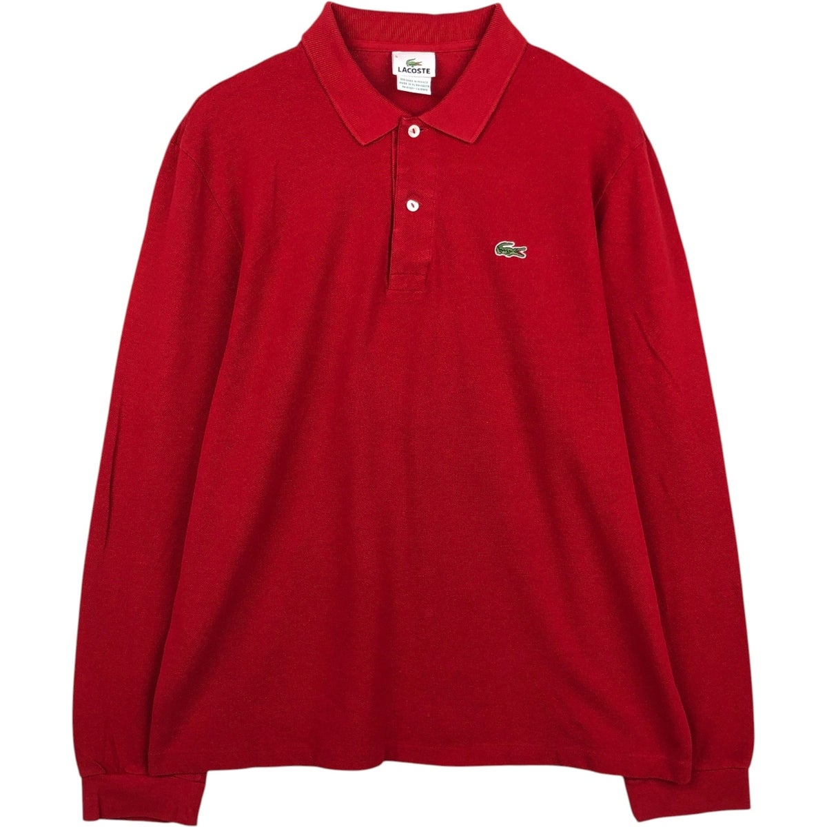 古着 ラコステ LACOSTE フランス企画 長袖 ポロシャツ フランス製 7 メンズL相当/eaa631930 古着 ラコステ LACOSTE フランス企画 長袖 ポロシャツ フランス製 7
