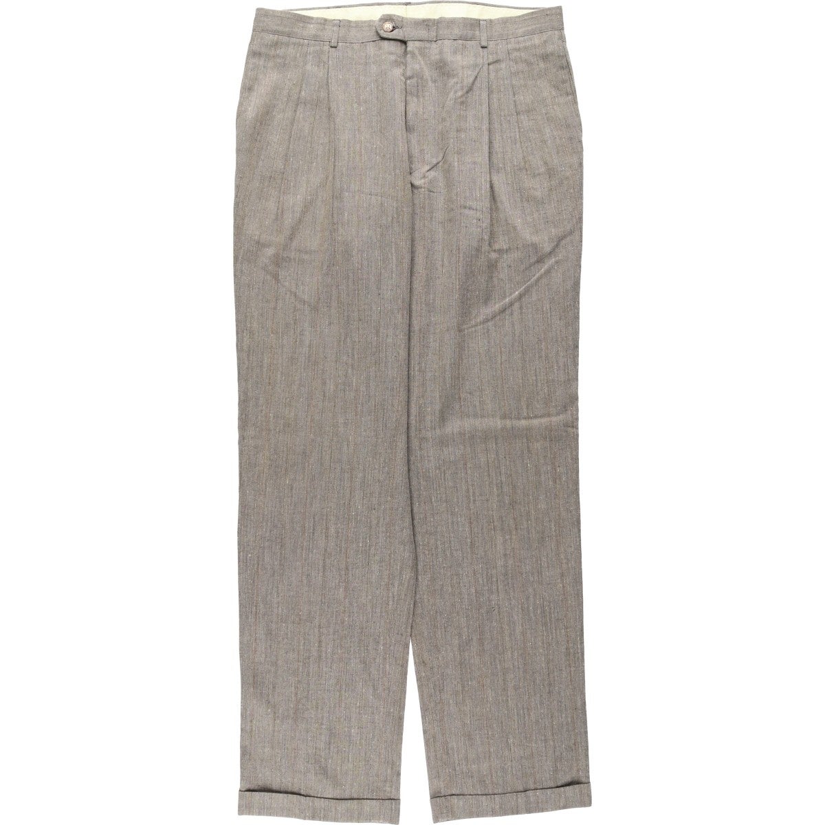 古着 ハガー HAGGAR collections ツータック スラックスパンツ カナダ製 メンズw34相当/eaa634038 古着 ハガー HAGGAR collections ツータック スラックスパンツ カナダ