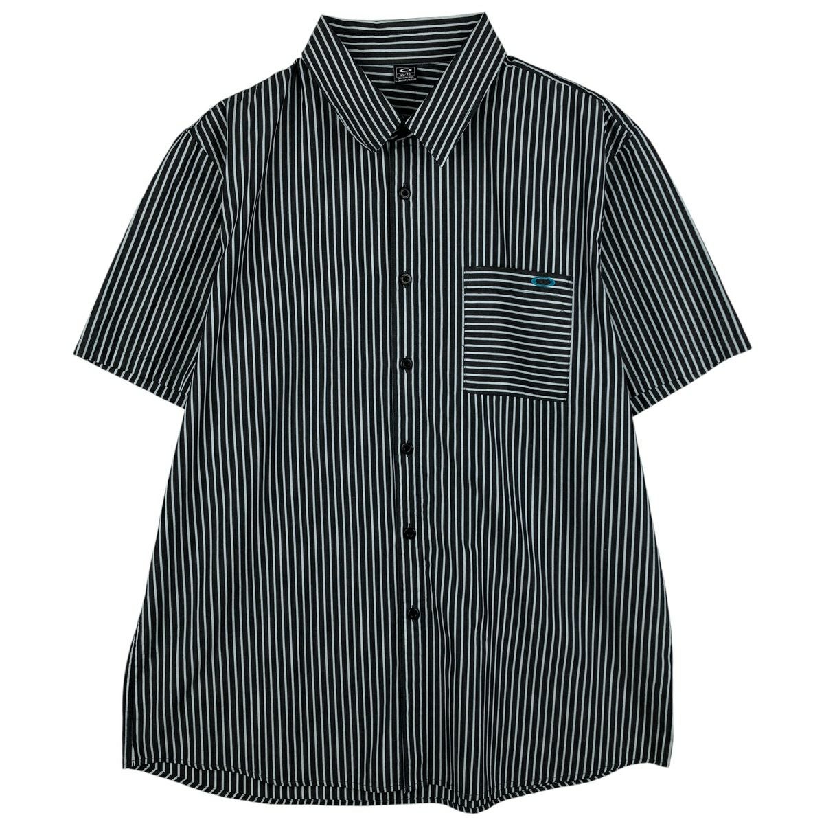 古着 90年代 オークリー OAKLEY 半袖 オープンカラー シャツ ボックス
