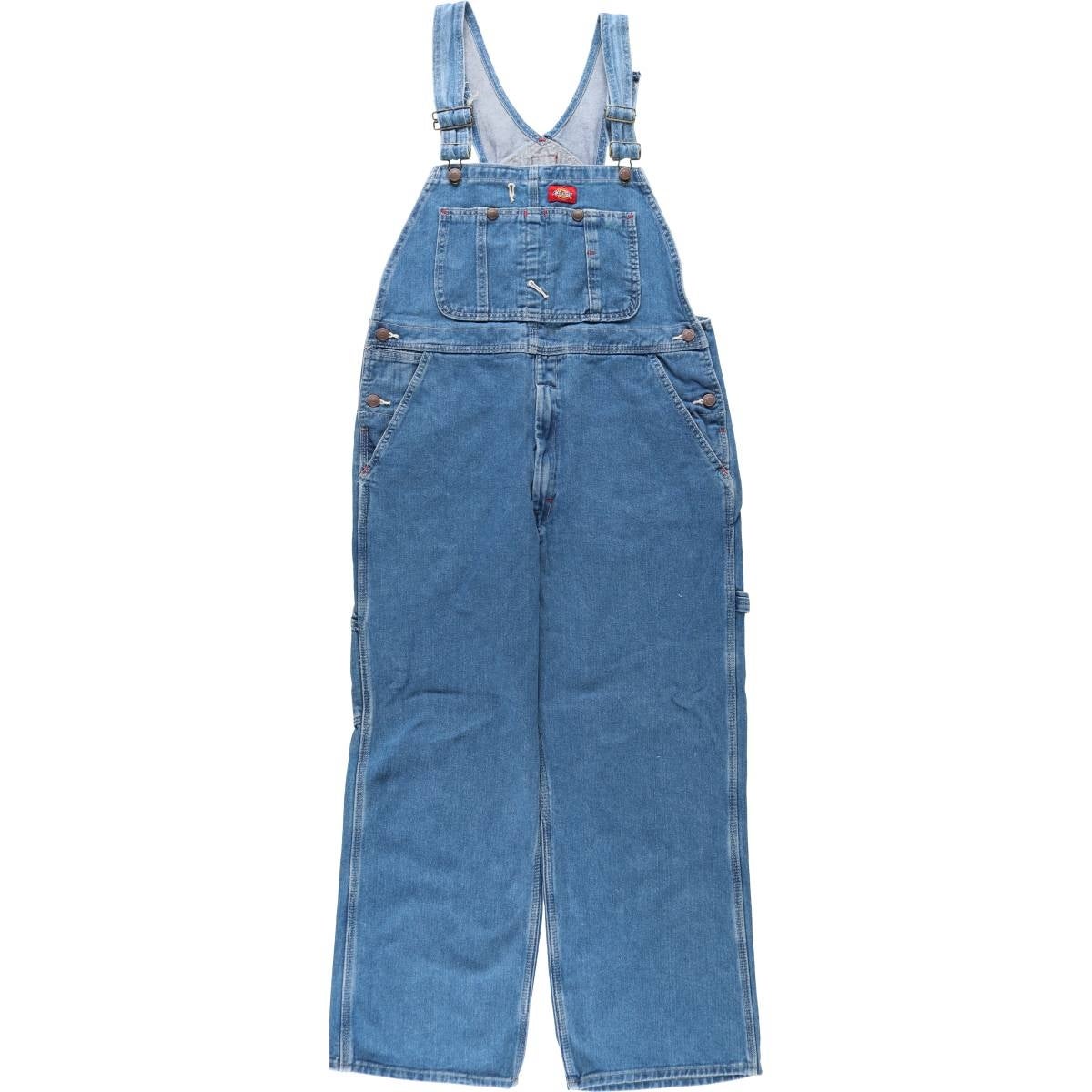 古着 ディッキーズ Dickies ヒッコリーストライプ オーバーオール USA