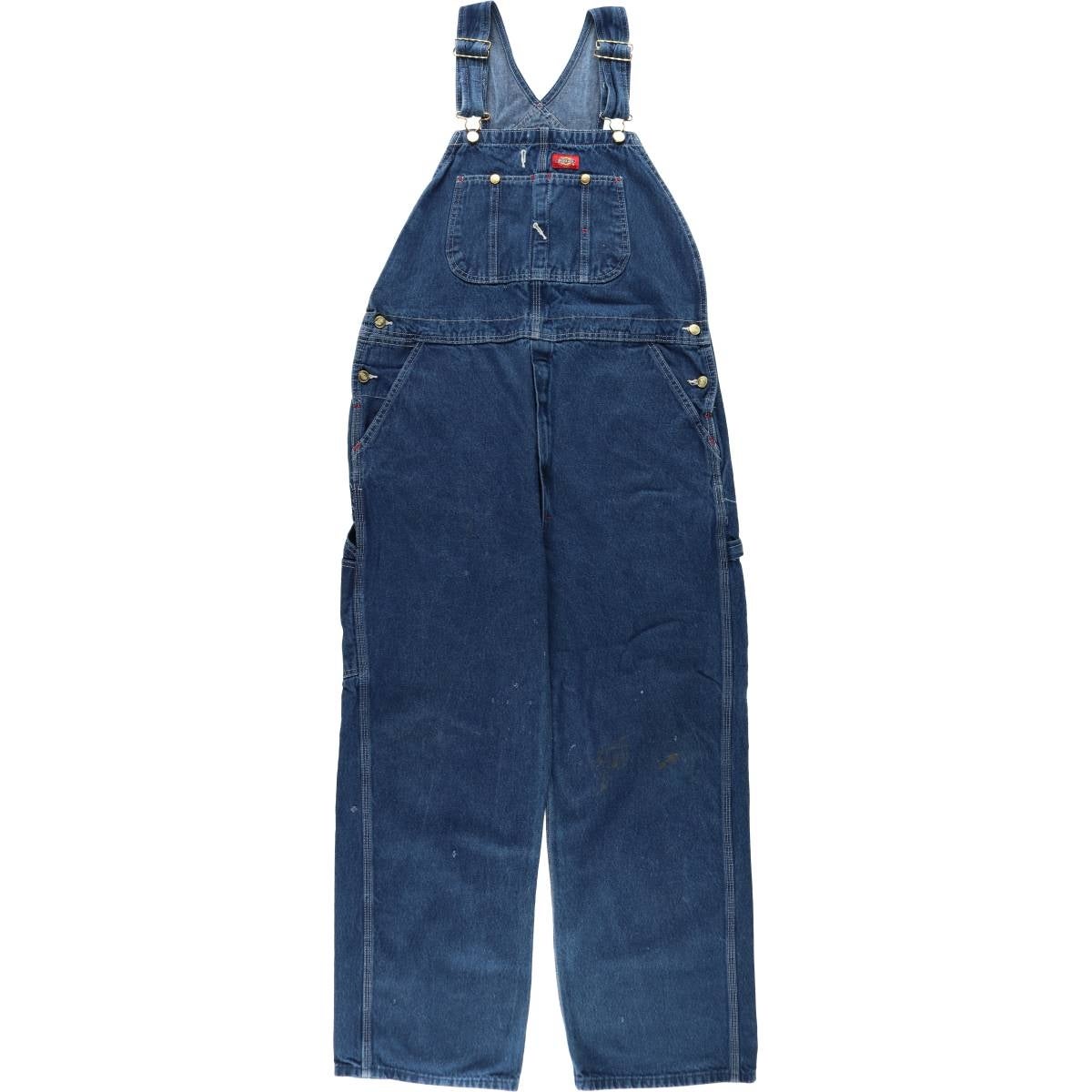 古着 ディッキーズ Dickies デニムオーバーオール メンズw39相当/eaa572451 古着 ディッキーズ Dickies デニムオーバーオール メンズw39相当