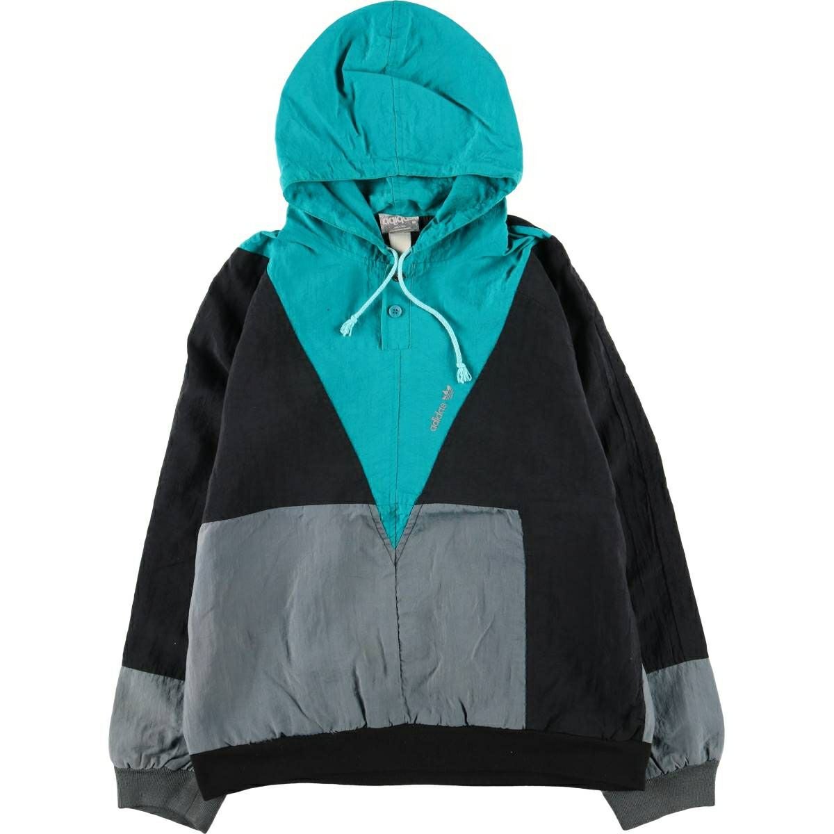 古着 90年代 アディダス adidas アノラックジャケット メンズL相当