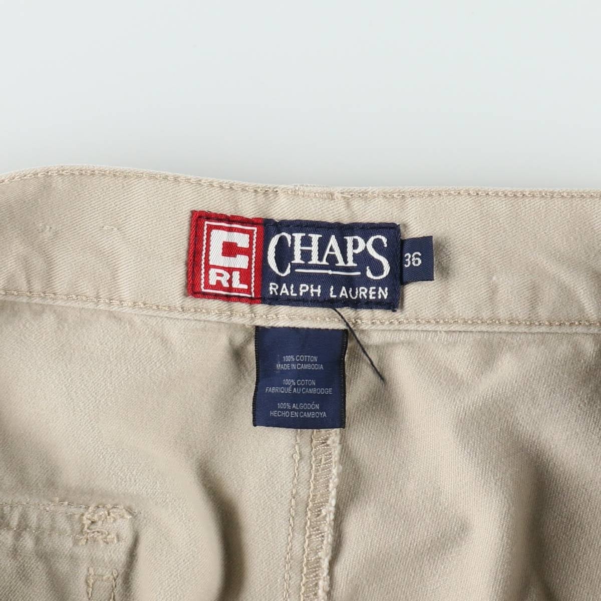 古着 ラルフローレン Ralph Lauren CHAPS チャップス カーゴショーツ