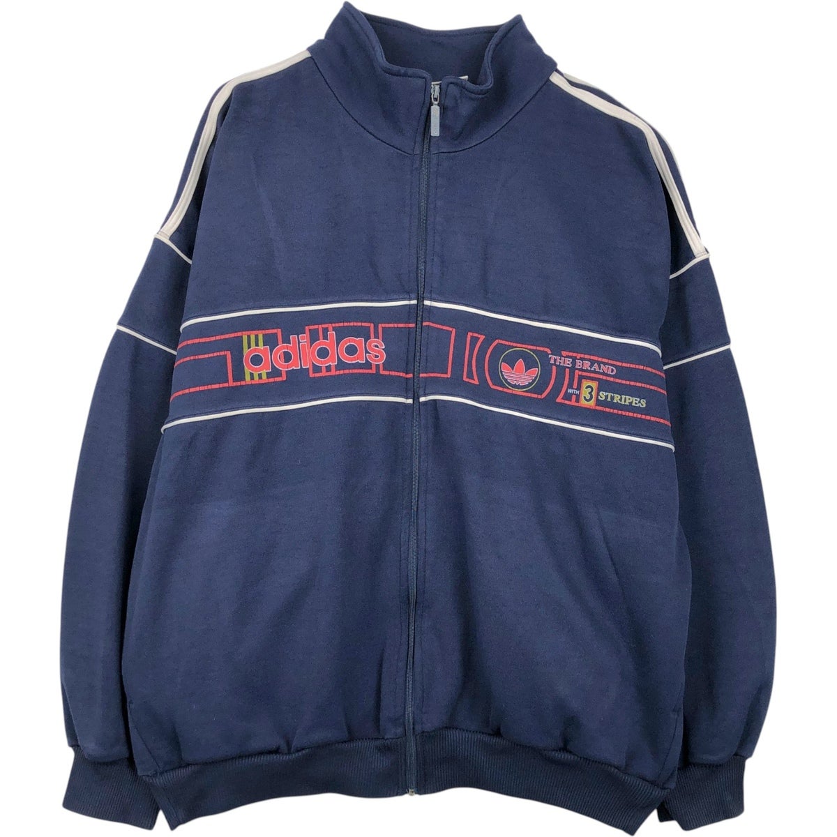 古着 80年代 アディダス adidas トレフォイルロゴ ジャージ トラック