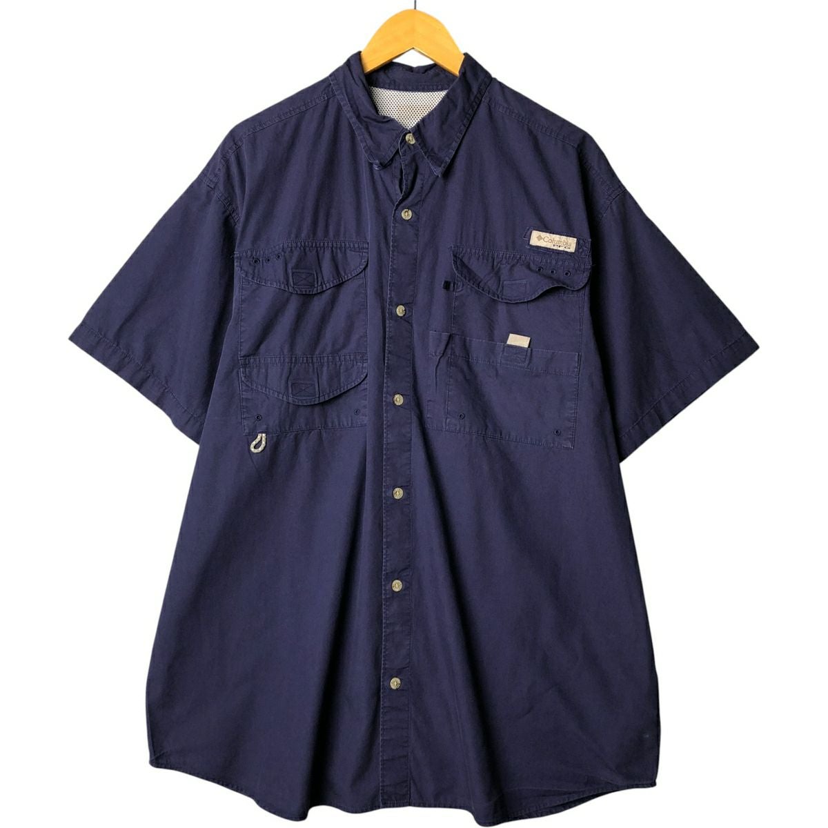 古着 コロンビア Columbia PFG 半袖 フィッシングシャツ メンズXL相当