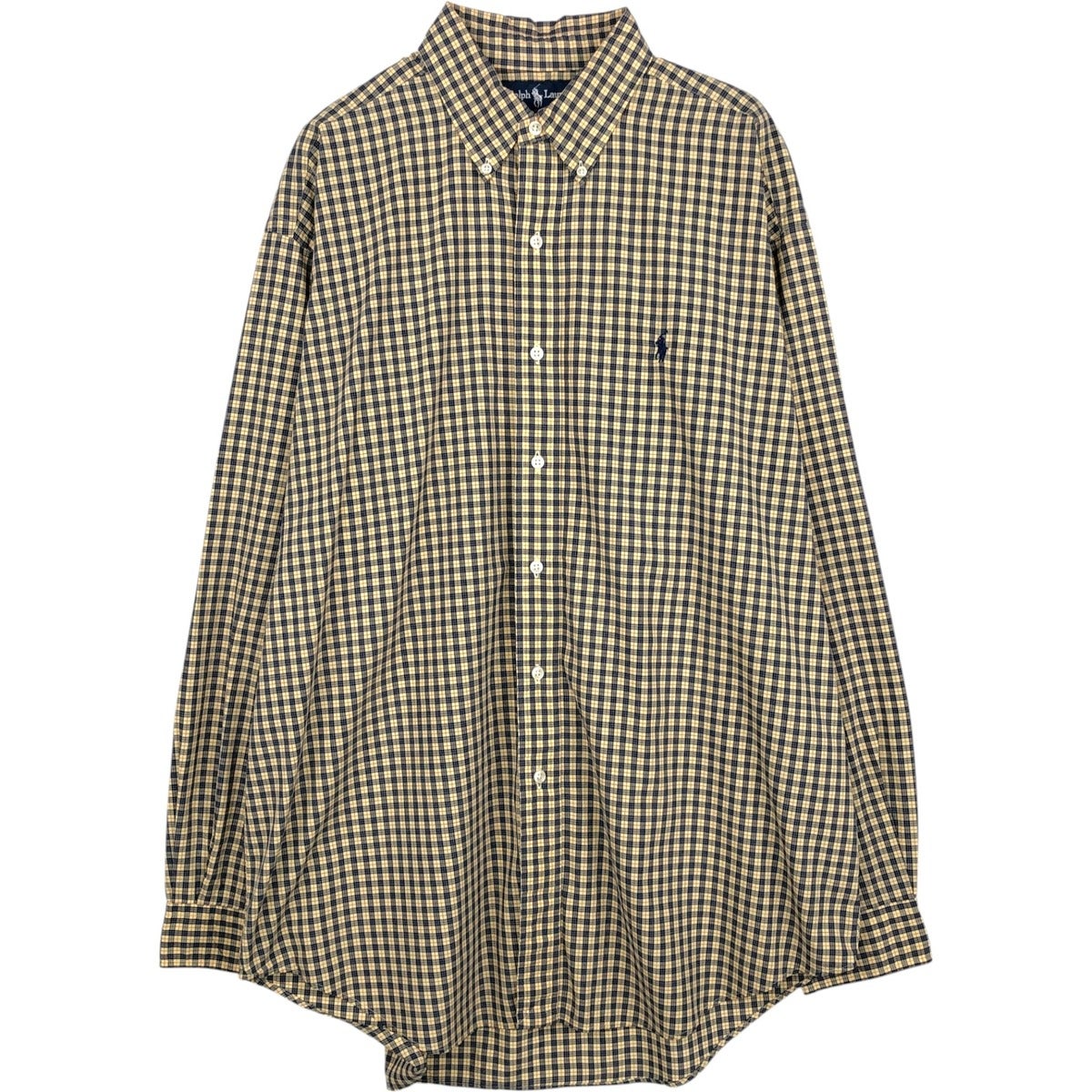 古着 ラルフローレン Ralph Lauren BLAKE 長袖 ボタンダウンチェック