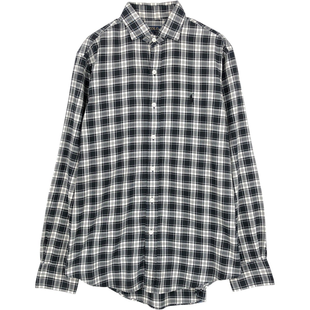 古着 ラルフローレン Ralph Lauren POLO RALPH LAUREN 千鳥格子柄 長袖