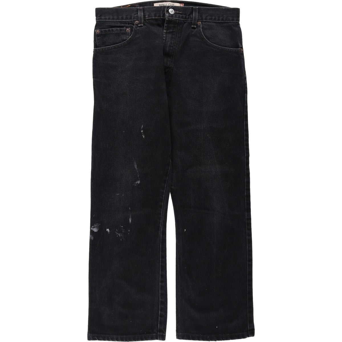 古着 00年代 リーバイス Levis 517 BOOT CUT ブラックデニム ブーツ