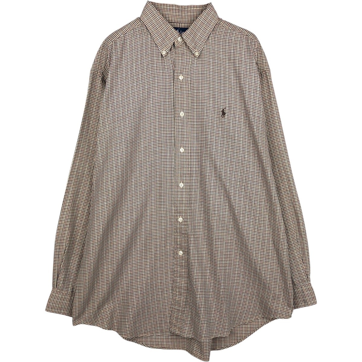 古着 ラルフローレン Ralph Lauren BLAKE 長袖 ボタンダウンチェック