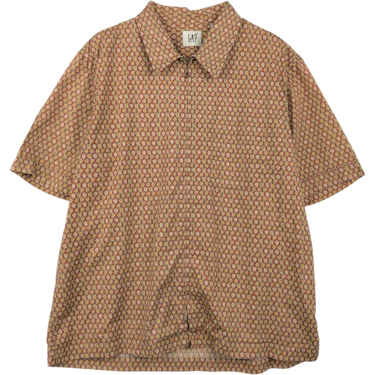 古着 90年代 ギャップ GAP オールドギャップ チェック柄 半袖 オープン