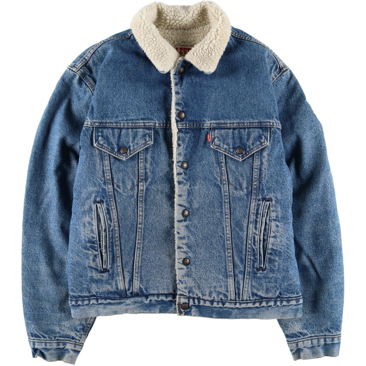 古着 80年代 リーバイス Levis 71608-0216 デニムボアジャケット USA製