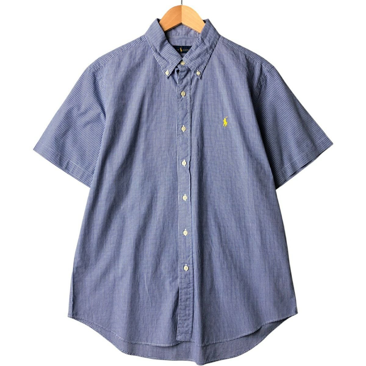 Polo Ralph Lauren ネイビー パイナップル柄 アロハシャツ L 古着 ラルフローレン Ralph Lauren POLO RALPH LAUREN CLASSIC FIT