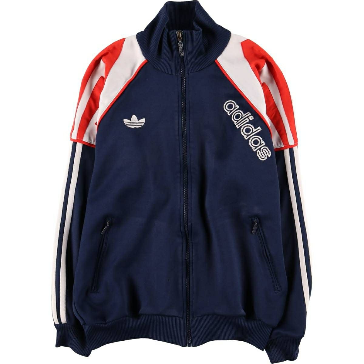 古着 80年代 アディダス adidas ジャージパーカー トラックジャケット