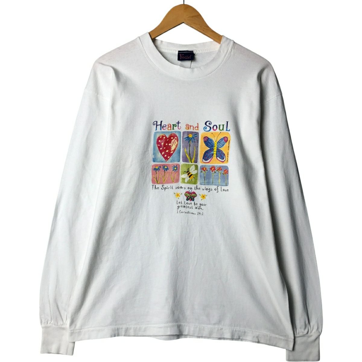 古着 KEITH HARING キースヘリング バックプリント ロングTシャツ ロン
