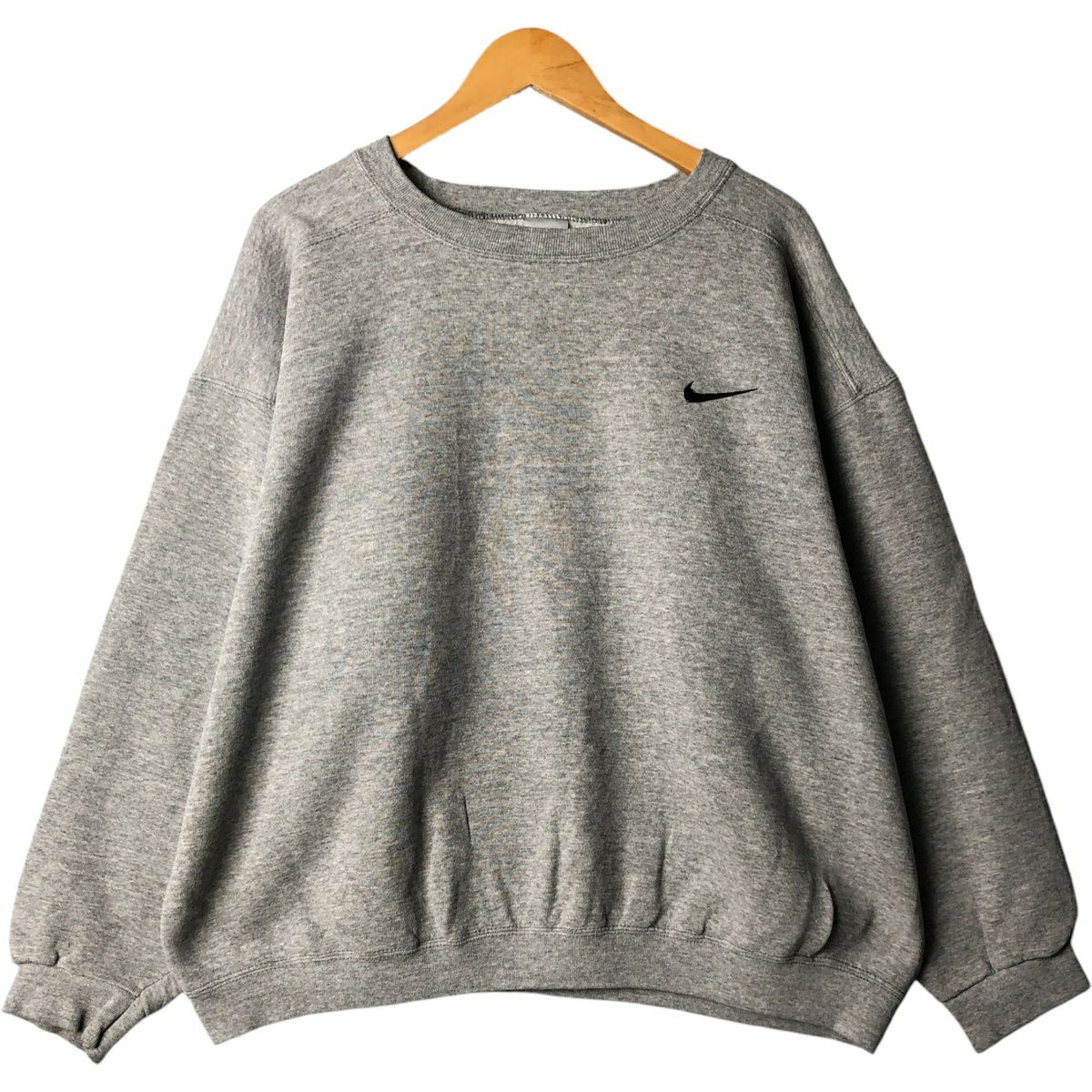 古着 90年代 ナイキ NIKE ワンポイントロゴスウェットシャツ