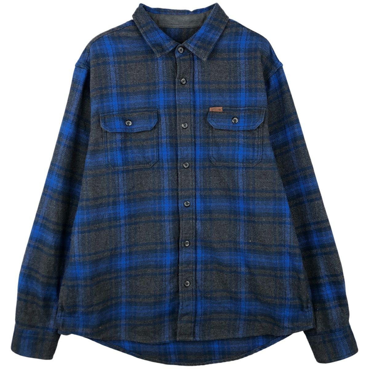 古着 オービス ORVIS 長袖 ヘビーネルチェックシャツ メンズL相当