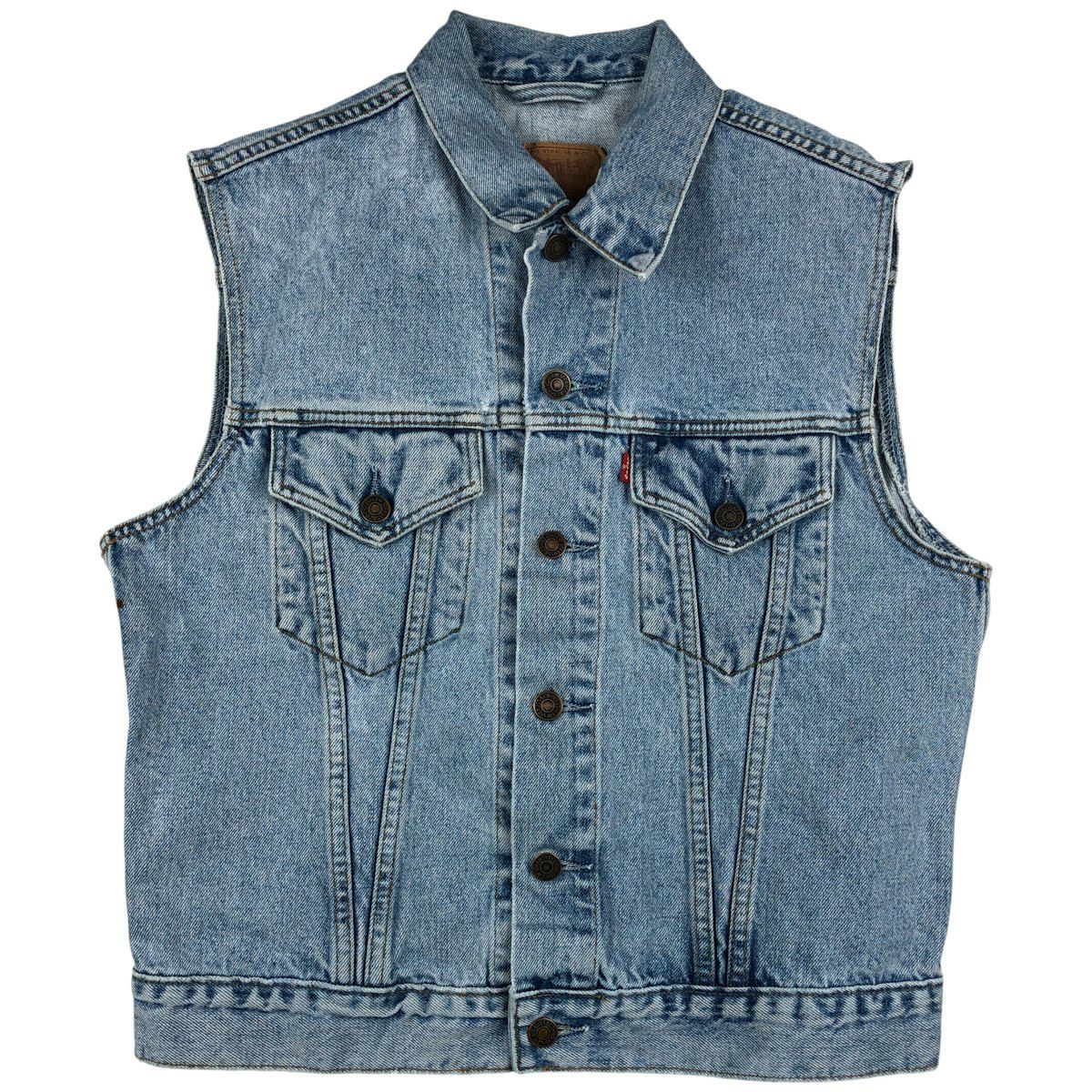 Levi’s 70401 デニムベスト スペイン製 古着 90年代 リーバイス Levis 70401-02 ユーロモデル デニムベスト