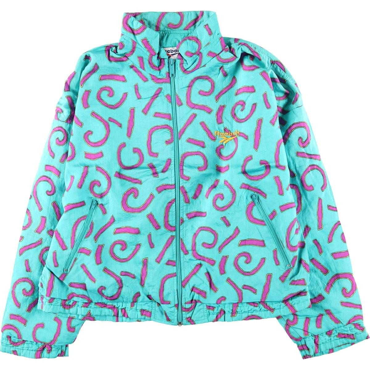 古着 90年代 リーボック Reebok ナイロンジャケット メンズXL相当