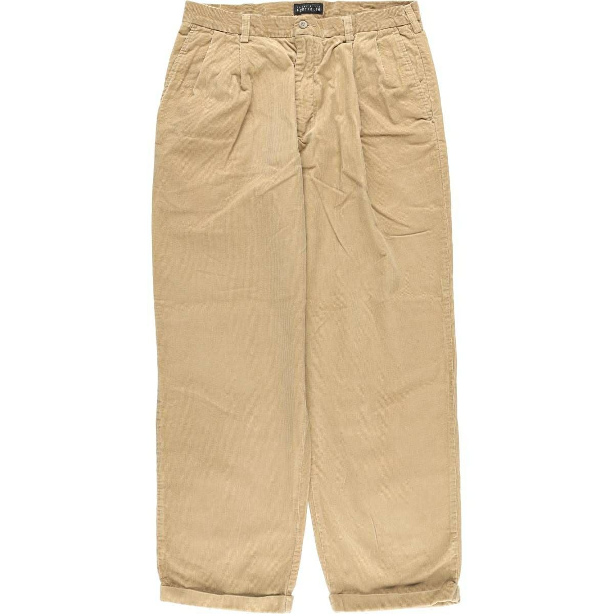 古着 ペリーエリス PERRY ELLIS リネンパンツ メンズw32相当