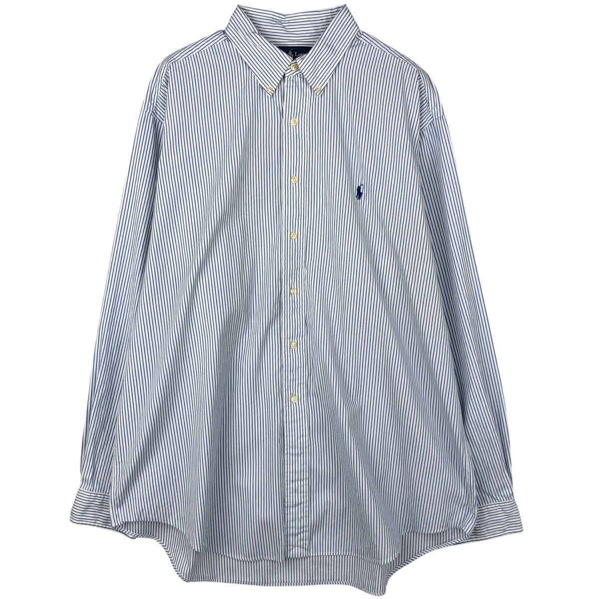 古着 ラルフローレン Ralph Lauren CLASSIC FIT マルチストライプ 長袖