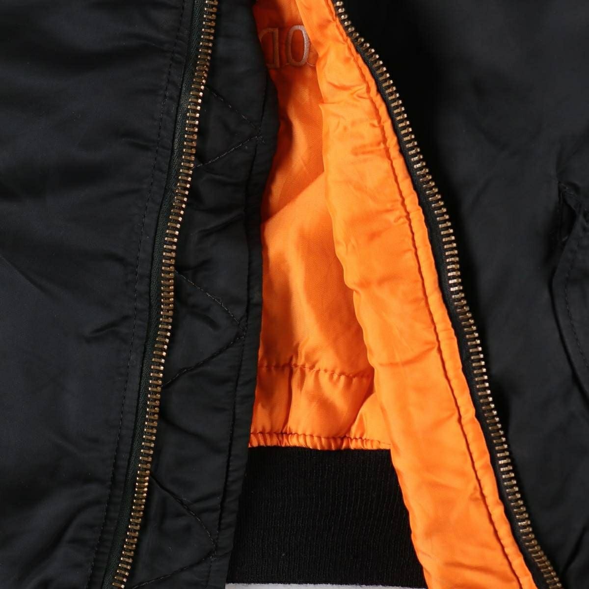 古着 民間品 90年代 アルファ ALPHA MA-1タイプ バック刺繍 ミリタリー