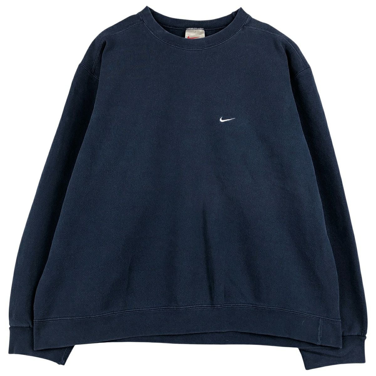 古着 90年代 ナイキ NIKE ワンポイントロゴスウェットシャツ