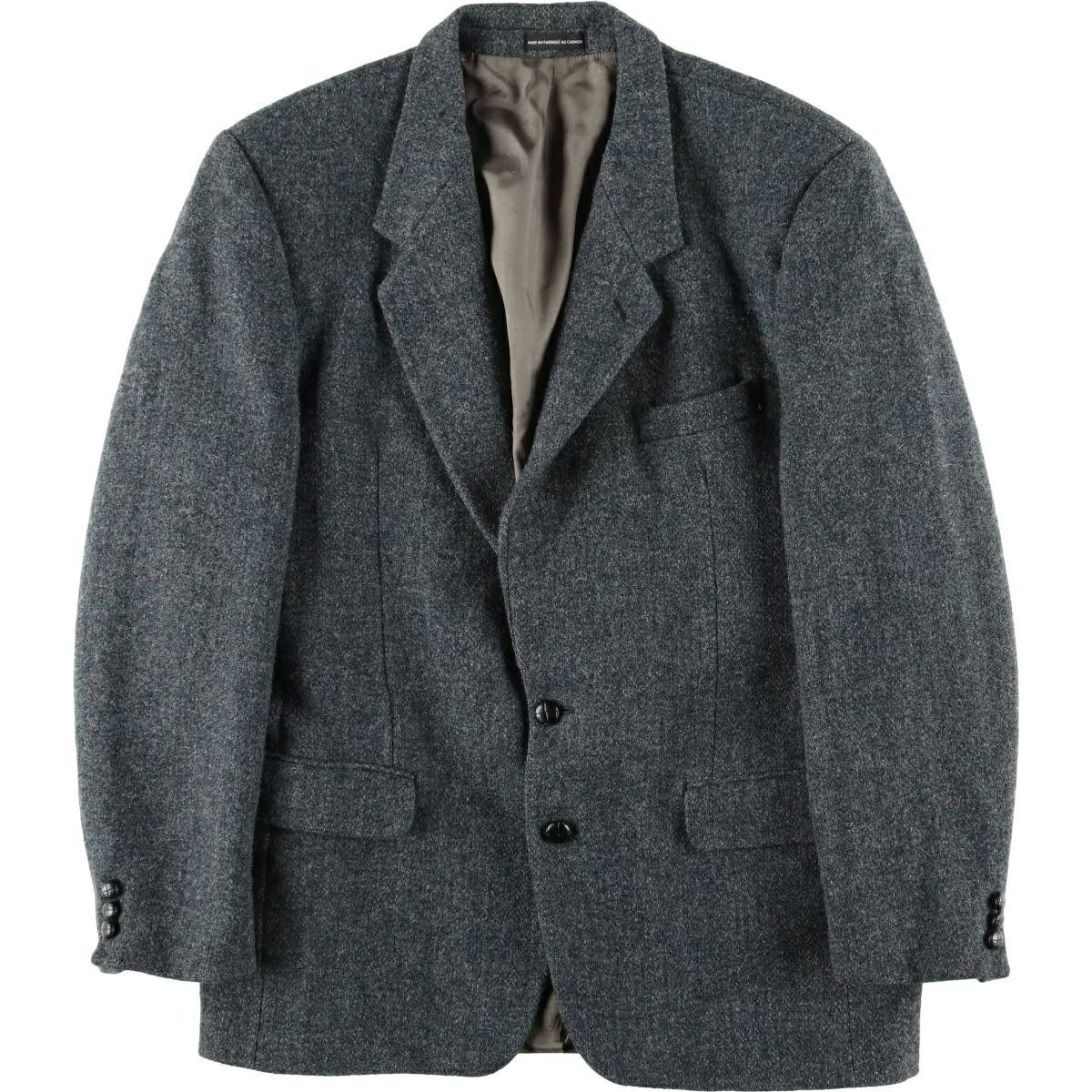 古着 MOORES Harris Tweed ハリスツイード ウールテーラードジャケット