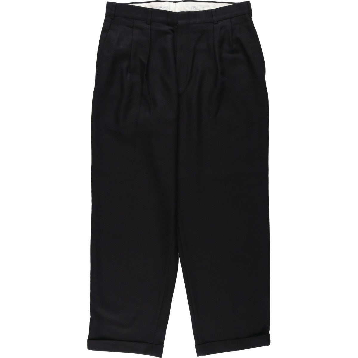 古着 ペリーエリス PERRY ELLIS PORTFOLIO ツータック ウールパンツ